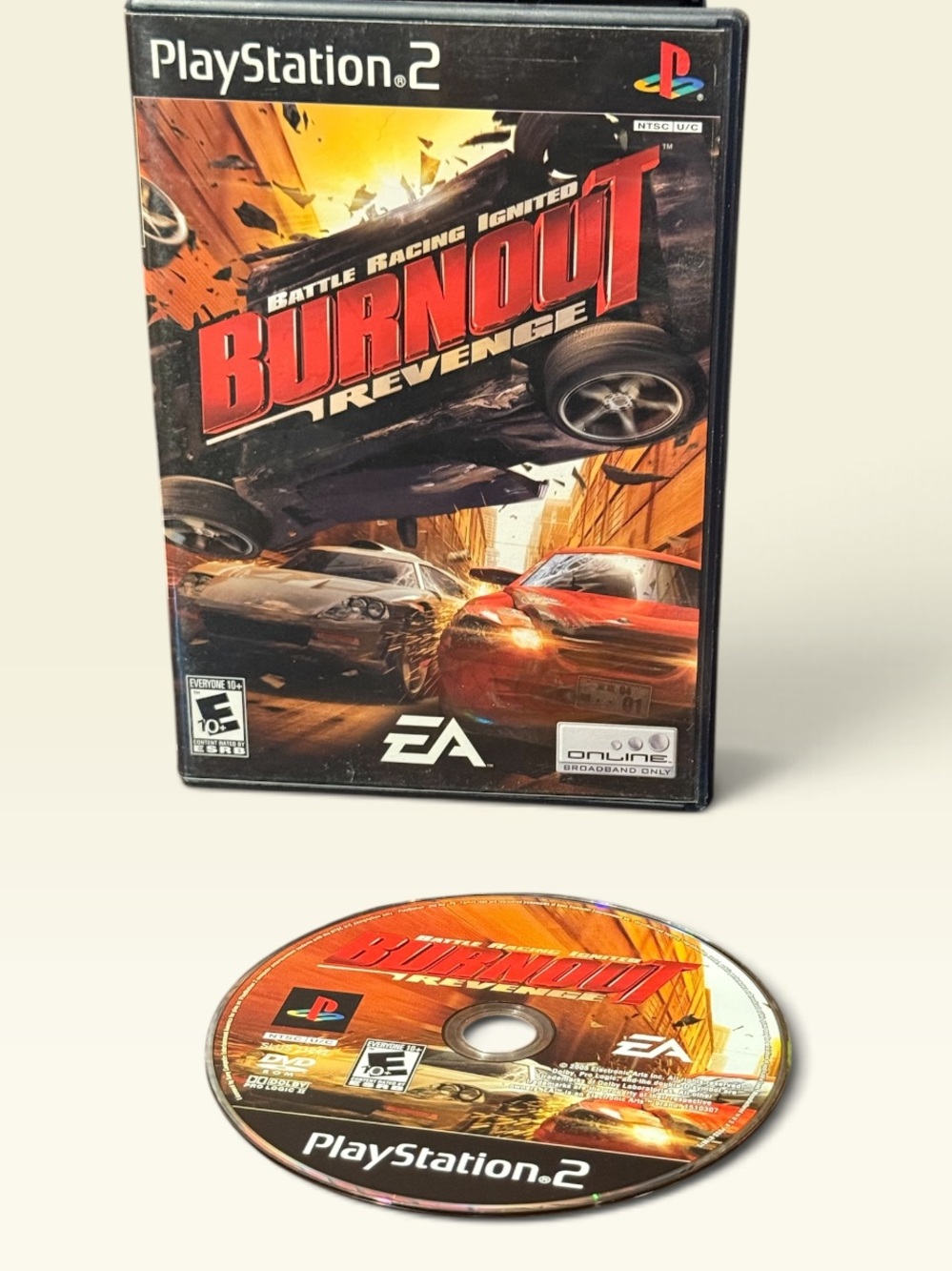 Burnout Revenge (Sony PlayStation 2) PS2 Racing T Teen NTSC-U/C Online EA 2005